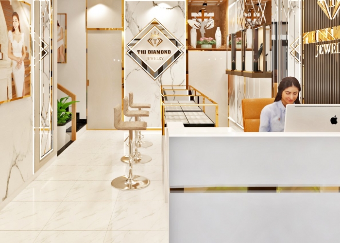 Thiết Kế Tiệm Trang Sức - Kim Cương Và Ngọc Trai Cao Cấp Thi Diamond, Q12